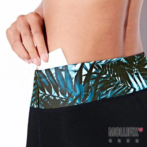 【Mollifix】流動拼接動塑褲