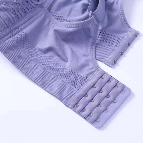 防走光性感刺繡杯透氣側比舒適柔軟上托調整型無鋼圈内衣