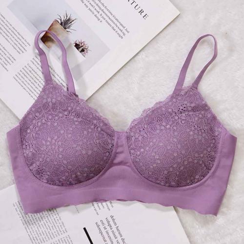 Relax Bra 晶瑩蕾絲吊帶無鋼圈睡眠休閒內衣