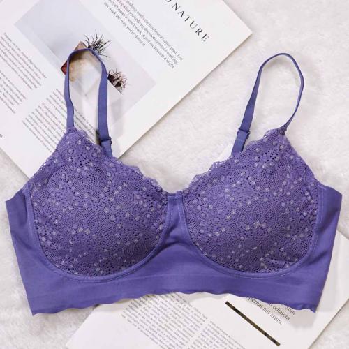 Relax Bra 晶瑩蕾絲吊帶無鋼圈睡眠休閒內衣