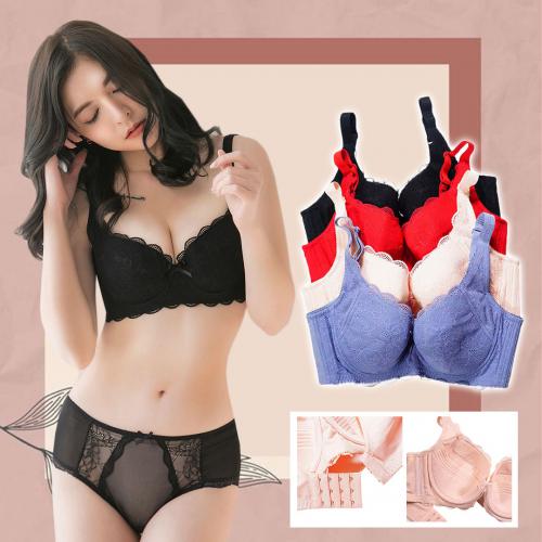 【C-D尺碼MIT】塑出好型胸器、副乳消失機能透氣機能內衣 專業養脂術系列 - 鋼圈