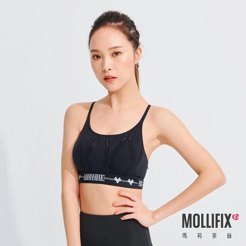 【MOLLIFIX】Pixel Art A++簡約細肩帶舒心BRA
