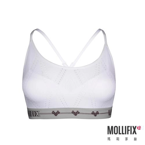 【MOLLIFIX】Pixel Art A++簡約細肩帶舒心BRA