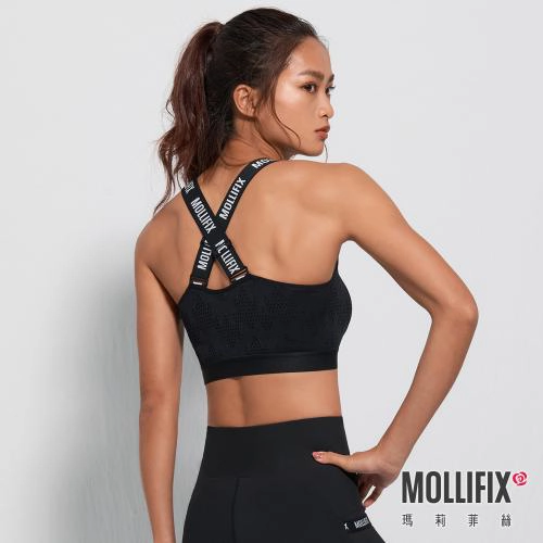 【MOLLIFIX】A++交叉可調肩帶呼吸BRA