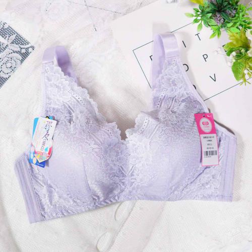 浪漫天使深V無鋼圈提托修副乳調整型內衣 - 無鋼圈