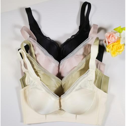 夏季簡約光面無鋼圈聚攏收副乳調整型內衣