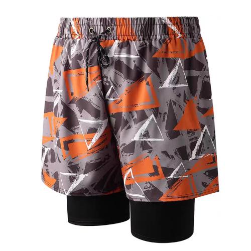 MAN swimming trunk irregular pattern